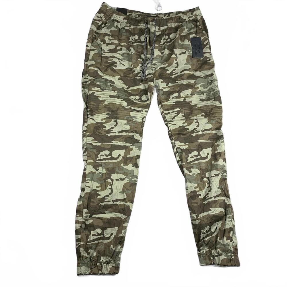 NWT Steves Jeans Mens Size 3X Camo Joggers Lightweight Tapered Camouflage Pants